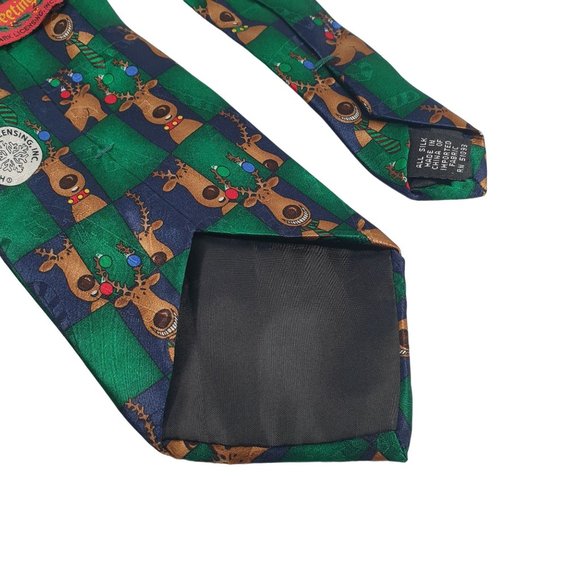 Yule Tie Greetings Mens Necktie Tie Hallmark Designer Accessory Work Office Dad - Picture 5 of 5